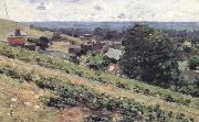 Theodore Robinson From the Hill,Giverny (nn02) Germany oil painting artist
